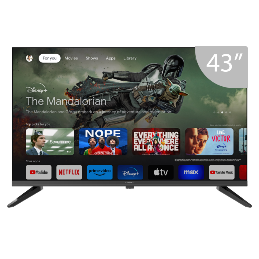 TV LED KODAK 43" SMART FHD GOOGLE TV 43SVA1003BT
