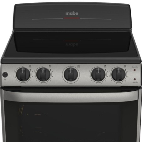 COCINA VITRO MABE 60CM INOX EME6063BVX0 24" 