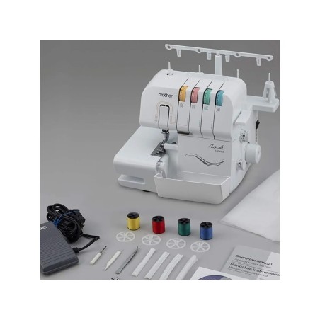 MAQUINA COSER BROTHER OVERLOCK 3 A 4 HILOS 1034DX 