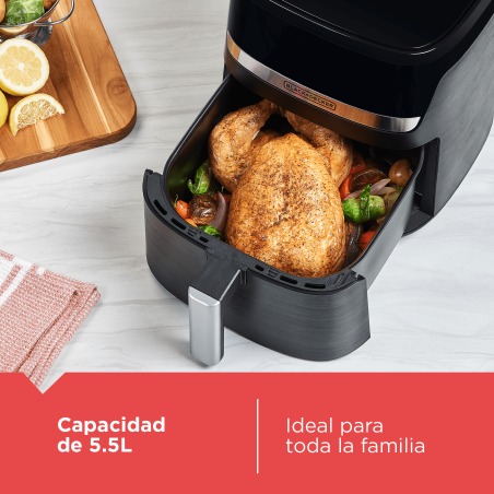 OLLA FREIDORA AIRE B+D 5.5L  PURIFRY DIGITAL AFBD62-1BDLA 