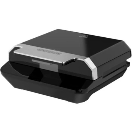 Sandwichera Easy Clean BLACK+DECKER - Negro, Placas Antiadherentes Duraderas - 120V.