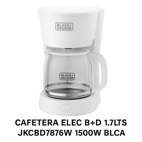 CAFETERA ELEC B+D 1.7LTS JKCBD7876W 1500W BLCA