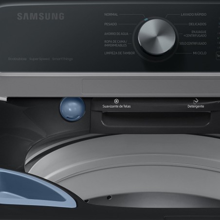 LAVADORA AUTO SAMSUNG 23KG CS WA23C3554GV NEGRA