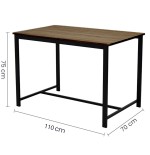 JUEGO COMEDOR 2 BANCOS CO-4014 TAIKE