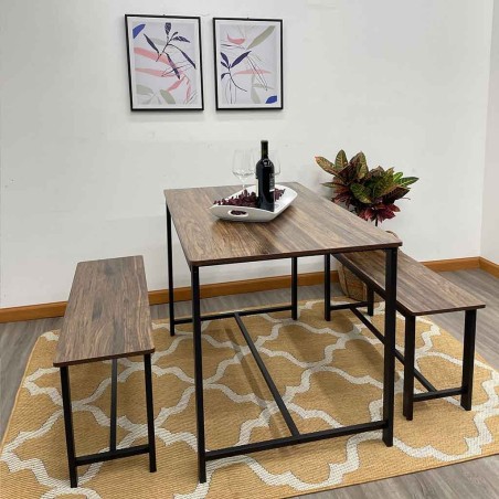 JUEGO COMEDOR 2 BANCOS CO-4014 TAIKE