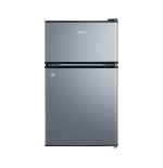 REFRI MIDEA MINI BAR 3.4P MDRT87CCDLS-CA 2 PUERTAS SILVER