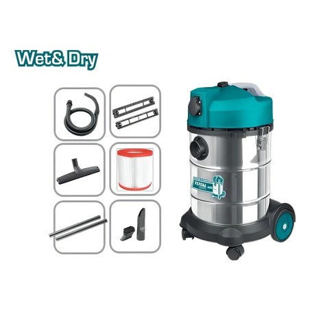 ASPIRADORA TOTAL 1400W 30L UTVC14301