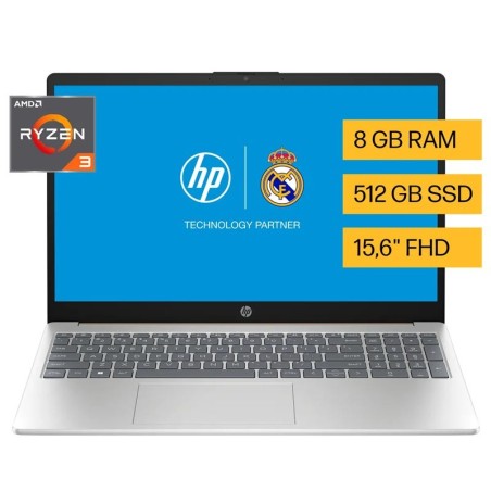 COMPU HP 15-FC0043LA AMD R3-7320U 8GB/512GB SSD 15.6" W11