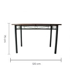COMEDOR 4 SILLAS METAL/MADERA CO-8024 TAIKE 