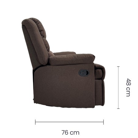 SILLON SALA RECLINABLE TAIKE LINO CAFE SA-4310/62