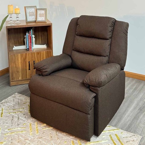 SILLON SALA RECLINABLE TAIKE LINO CAFE SA-4310
