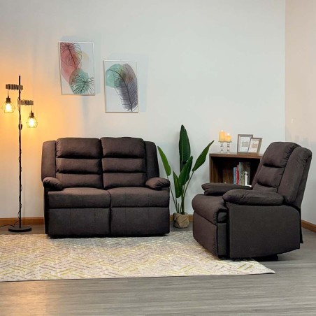 SILLON SALA RECLINABLE TAIKE LINO CAFE SA-4310/62