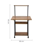 ESCRITORIO COMPUTO 68X52X115CM OM-2124 TAIKE OFICINA