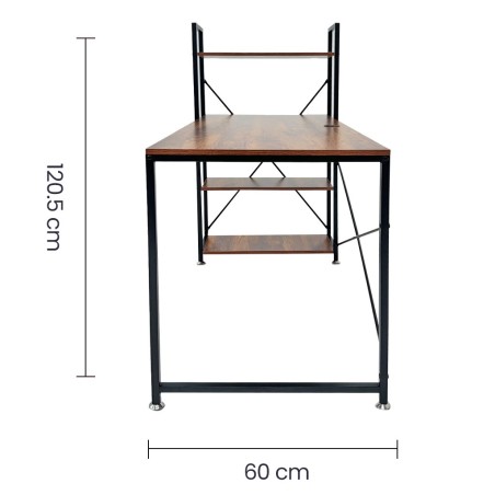 ESCRITORIO COMPUTO 120X64X121 OM-2127 TAIKE OFICINA