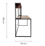 ESCRITORIO COMPUTO 121X60X138CM OM-2128 TAIKE OFICINA