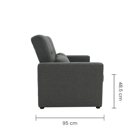 SOFA CAMA GRIS SA-4269/8 TAIKE
