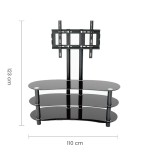 MESA TV CENTRO 110X40X13 TOKOA AC-7033 TAIKE