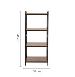 ESTANTE 60X40X140CM AC-493 TAIKE OFICINA