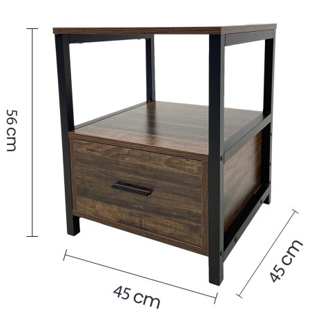 MESA ESQUINERA 45X45X56CM ME-581 TAIKE
