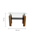 MESA ENTRADA MODERNA 100X40X75CM ME-7028 TAIKE CENTRO