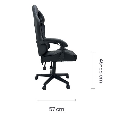 SILLA GAMER VINILO NEGRO OS-2185 TAIKE
