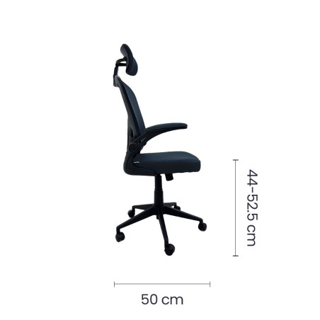 SILLA SEMI EJECUTIVA MALLA NEGRA OS-2194 TAIKE