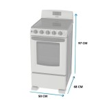 COCINA ELEC VITRO MABE 50CM EME5040BVS0 SILVER 220V