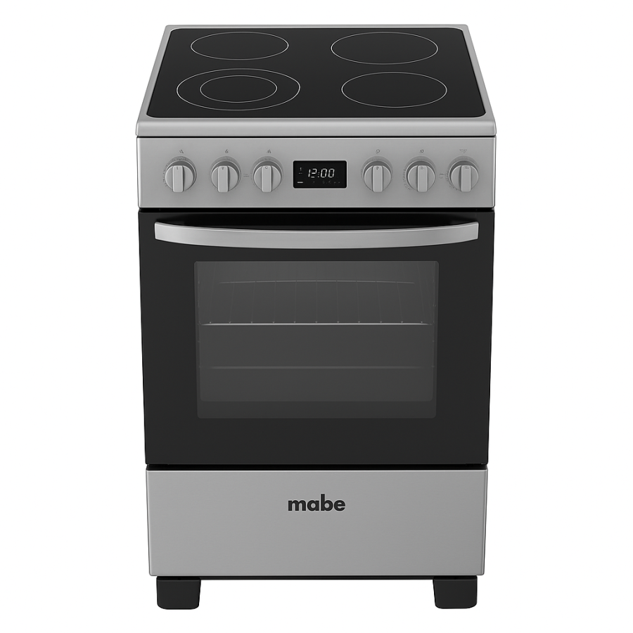 COCINA ELEC VITRO MABE 50CM EME5040BVS0 SILVER 220V