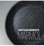 SARTEN MONIX MARMOL GRIS 28CM 28403