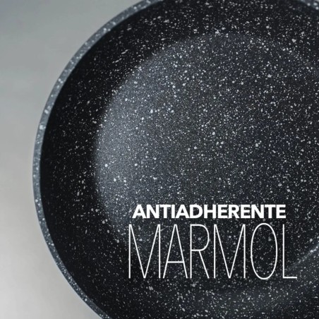 SARTEN MONIX MARMOL NEGRO 26CM 26302
