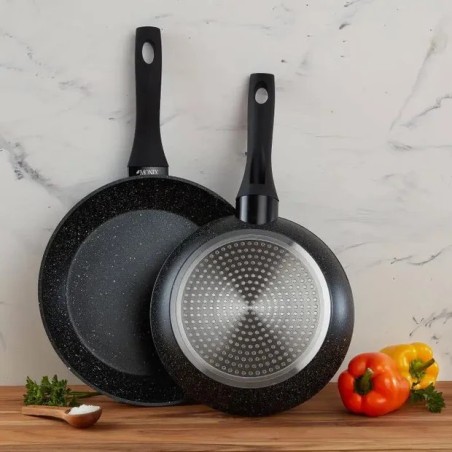 SARTEN MONIX MARMOL NEGRO 20CM 20300