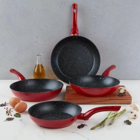 SARTEN MONIX MARMOL ROJO 24CM 704024