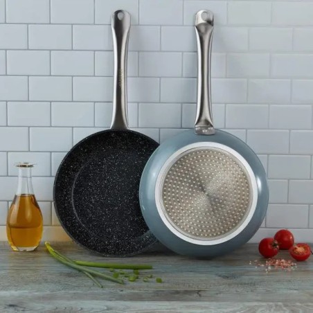 SARTEN MONIX MARMOL GRIS 24CM 24401