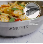 JUEGO OLLAS MONIX STEEL MASTER 7PCS INOX