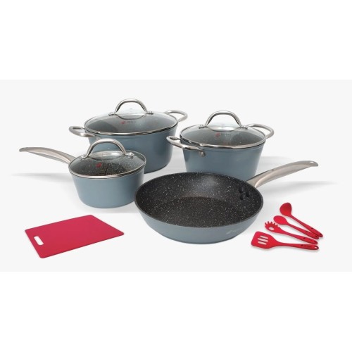 JUEGO OLLAS MONIX MARMOL GRIS 12PZ 49010