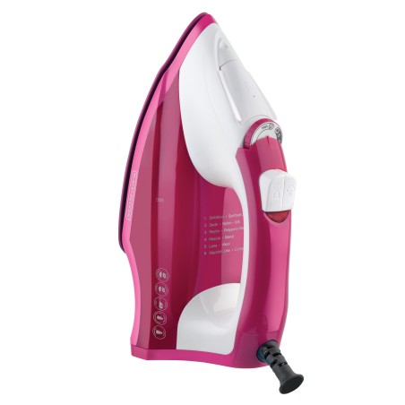 Plancha de vapor BLACK+DECKER Suela de Cerámica roja