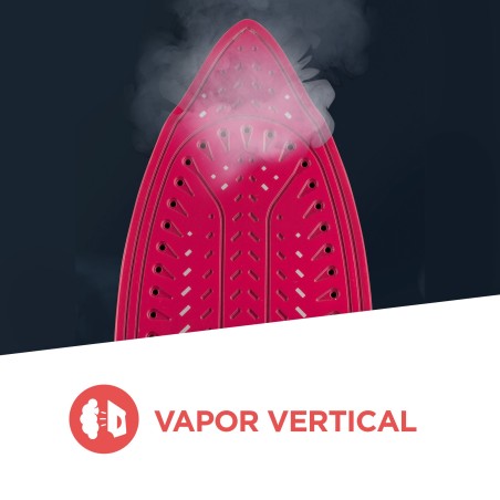 Plancha de vapor BLACK+DECKER Suela de Cerámica roja