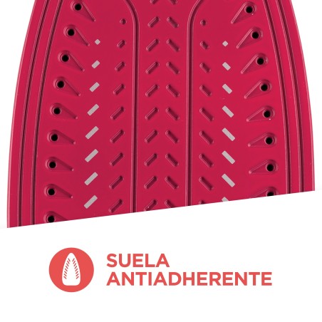 Plancha de vapor BLACK+DECKER Suela de Cerámica roja