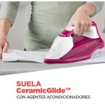 Plancha de vapor BLACK+DECKER Suela de Cerámica roja