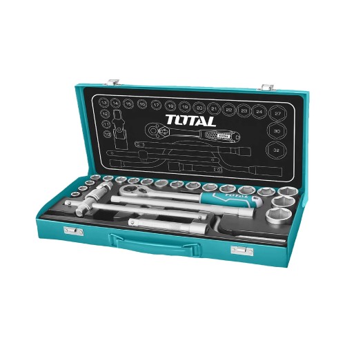 JUEGO CUBOS TOTAL 1/2" 24PCS THT141253