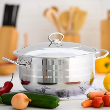 OLLA SAFINOX FLAVIA ACERO 24