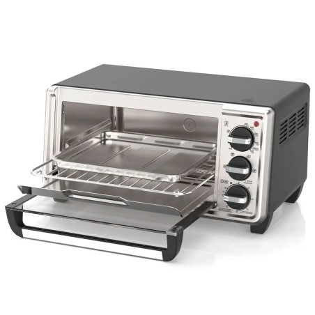 Horno tostador Black+Decker de 4 rebanadas, TO4130-0SDLA