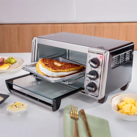 Horno tostador Black+Decker de 4 rebanadas, TO4130-0SDLA