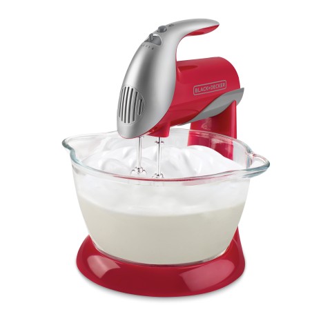 BATIDORA PEDESTAL B+D 250W C/TAZON 5 VEL MX900R ROJA