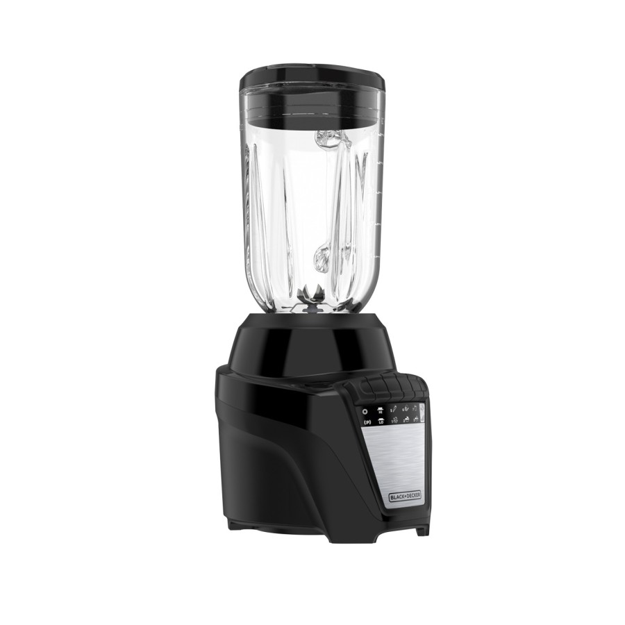 Licuadora BLACK+DECKER Negra - 700W, 8 Vel + Pulso, Jarra de Vidrio 1.25L - 120V - Garantía 2 Años