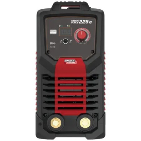 INVERSOR LINCOLN MEGA FORCE 225E DIGITAL K69069 + CARETA FIBRA