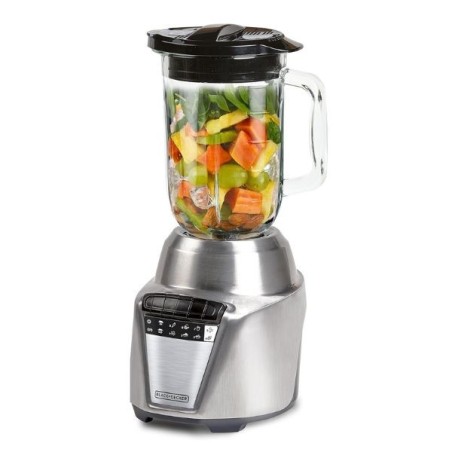 LICUADORA B+D INOX 700W 8 VEL VIDRIO 1.25L BL0876-2SDLA 