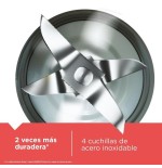 LICUADORA B+D INOX 700W 8 VEL VIDRIO 1.25L BL0876-2SDLA 
