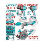 PISTOLA IMP TOTAL 20V +TALADRO+ SIERRA +MULTI UTOSLI241169