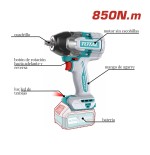 PISTOLA IMP TOTAL + ESMERIL + ASPIRAD + 2BAT UTOSLI240789